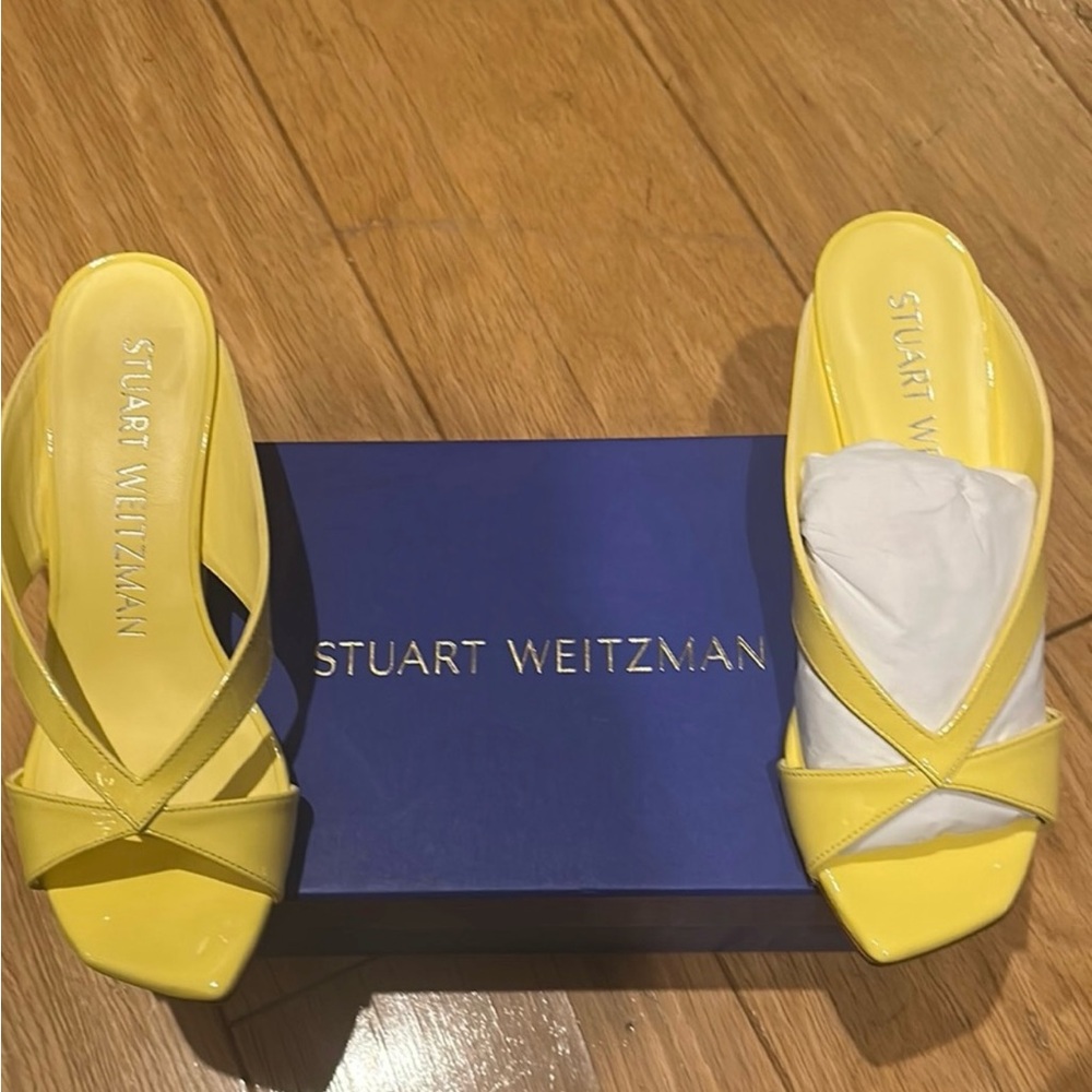 New Stuart Weitzman Miami Wedge Sandals - Picture 2 of 3